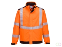 Modaflame multinormen Arc Softshell Jack maat 4XL, Orange/Navy