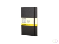 Notitieboek Moleskine pocket 90x140mm ruit 5x5mm hard cover zwart