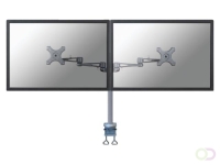 Monitorarm Neomounts D935D 2x10-27" met klem zilvergrijs