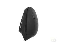 Muis Quantore ergonomisch draadloos USB-A adapter zwart