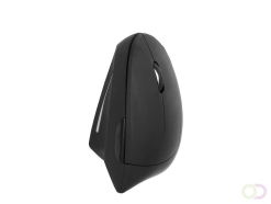 Muis Quantore ergonomisch draadloos USB-A adapter zwart