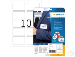 Naambadge etiket HERMA 4412 80x50mm verwijderbaar wit 250 stuks