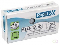 Rapid Nietjes 10/4, gegalvaniseerd, doos van 1.000 nietjes