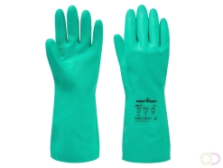 Nitrosafe Essential Multipack maat S, "Experience superior grip and protection with our chemical-resistant gauntlet featuring a