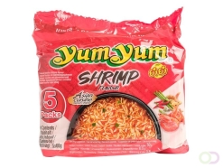 Noodles Yum Yum garnaal bami 5-pack 5x60gr