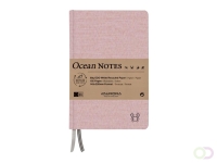Notitieboek Aurora Ocean A5 192blz lijn 80gr linnenstructuur kaft rood
