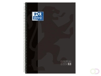 Notitieboek Oxford Classic Europeanbook A4  4-gaats lijn 160 pagina's zwart
