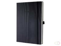 Notitieboek Sigel Conceptum Pure A4  lijn zwart