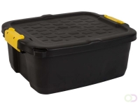 Opbergbox Bankers Box 24 liter met handgrepen robuust zwart