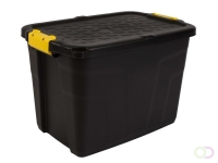 Opbergbox Bankers Box 60L met handgrepen robuust zwart