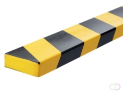 Beschermingsprofiel Durable S20 recht 1m geel zwart