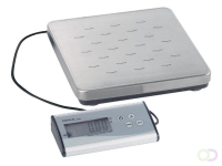 Pakketweger MAUL Cargo 50kg metalen plateau 27x27cm   9V batterij zilver
