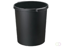 Papierbak Djois Re-Solution 15liter met griprand zwart