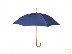 Paraplu met houten handvat Cala, blauw