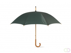 Paraplu met houten handvat Cala, groen