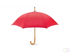 Paraplu met houten handvat Cumuli, rood
