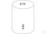 WESCO® Cosmetische emmer 113, zandmat