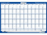 Jaarplanner 2027 Legamaster 1 persoon 90x60cm horizontaal gelamineerd Engelstalig
