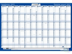 Jaarplanner 2027 Legamaster 1 persoon 90x60cm horizontaal gelamineerd Engelstalig
