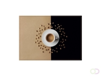 Placemat IEZZY koffiekop bruin 6 stuks