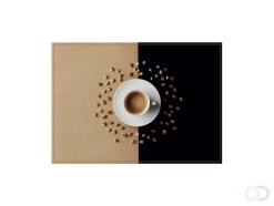 Placemat IEZZY koffiekop bruin 6 stuks