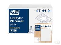 Placemat Tork Linstyle Premium 2-laags 390x300mm 100 vel wit 474401