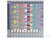 T-kaart Nobo professionele planningsset 12 panelen met 32 sleuven