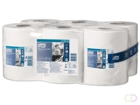 Poetspapier Tork Wiping Plus M2 Centerfeed 2-laags 125m wit 130044