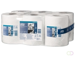 Poetspapier Tork Wiping Plus M2 Centerfeed 2-laags 125m wit 130044