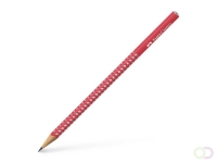 Potlood Faber-Castell Grip sparkle candy cane red