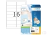 Etiket HERMA 5075 A4 99.1x33.8 mm premium 400stuks wit