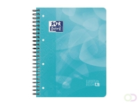 Projectboek Oxford School A4  lijn 4-gaats 240 pagina's 80gr aqua