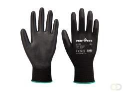PU Palm Handschoen maat Medium, Black