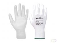 PU Palm Handschoen maat XL, White