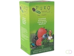 Puro Bio thee Bosvruchten, fairtrade, pak van 25 zakjes