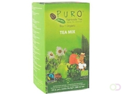 Puro Bio thee Mix, fairtrade, pak van 25 zakjes