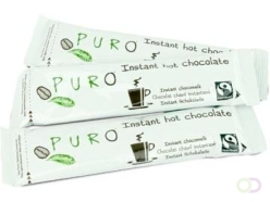 Puro cacao poedersticks fairtrade, 30 g, doos van 100 stuks