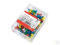 Push pins Office-Deals A-series AS1502  assorti doos 100