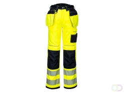 PW3 Hi-Vis Stretch Broek met Holsterzakken maat 28, Yellow/Black