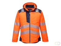PW3 Hi-Vis Winterjack maat 4XL, Orange/Navy