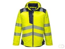 PW3 Hi-Vis Winterjack maat 4XL, Yellow/Navy