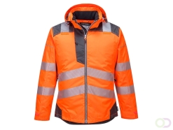 PW3 Hi-Vis Winterjack maat L, Orange/Grey