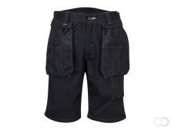 PW3 Korte Werkbroek met holsterzakken maat 28, Black