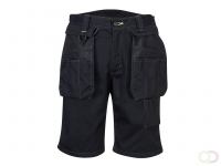 PW3 Korte Werkbroek met holsterzakken maat 32, Black