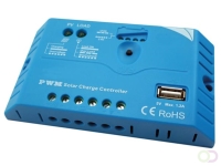 PWM-LAADREGELAAR MET USB-AANSLUITING - 10 A - 12/24 VDC
