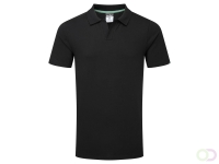 Recyclebaar Poloshirt van biologisch katoen maat XL, Black