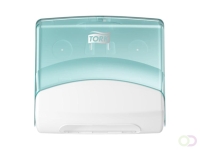 Reinigingsdoekdispenser Tork W4 Performance gevouwen turquoise 654000
