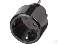 Reisstekker Brennenstuhl adapter USA met aarding zwart