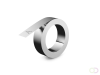Reliëftape Dymo embossing niet klevend aluminium 12mm zilver