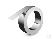 Reliëftape Dymo embossing zelfklevend aluminium 12mm zilver